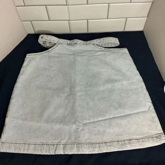 WeWoreWhat Denim Cut Out Skirt Size Medium - Picture 1 of 3